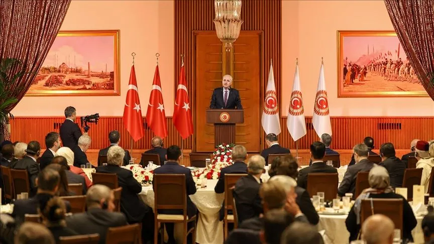 TBMM Başkanı Kurtulmuş, büyükelçiler ile iftarda bir araya geldi