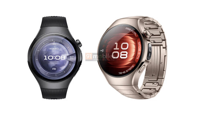 Huawei Watch 5 akıllı saat modeli için tasarım ortaya çıktı