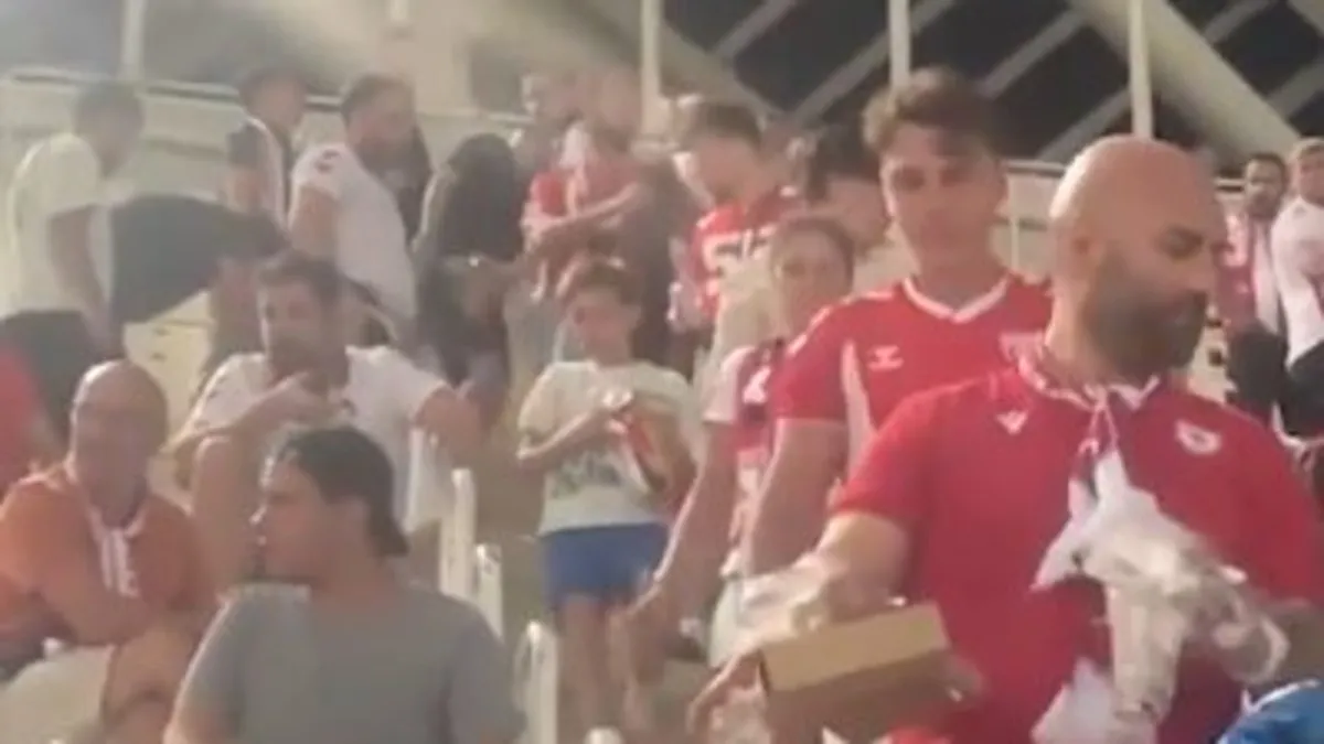 Samsunsporlu taraftarlardan örnek davranış!