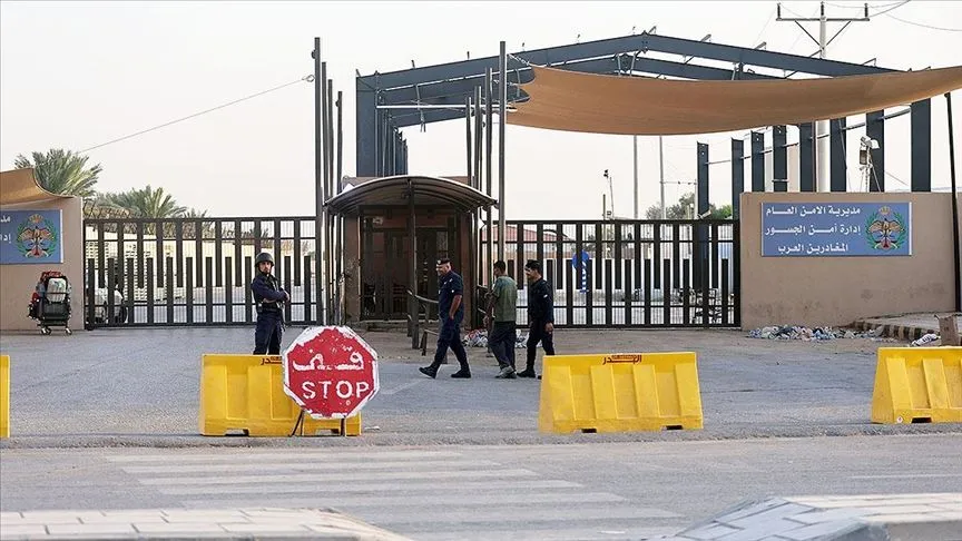 Batı Şeria ile Ürdün arasındaki sınır kapısı yarın yeniden açılacak