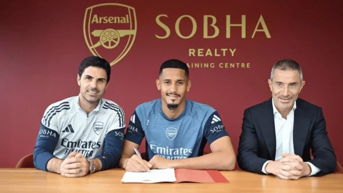 Arsenal William Saliba’nın sözleşmesini 2030’a kadar uzattı