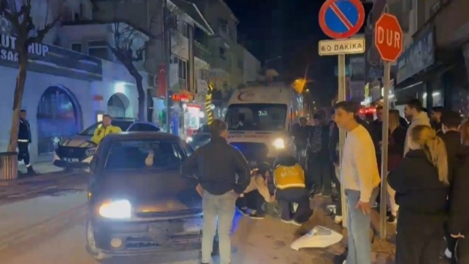 Bursa'da otomobil ile motosiklet çarpıştı: 1 yaralı