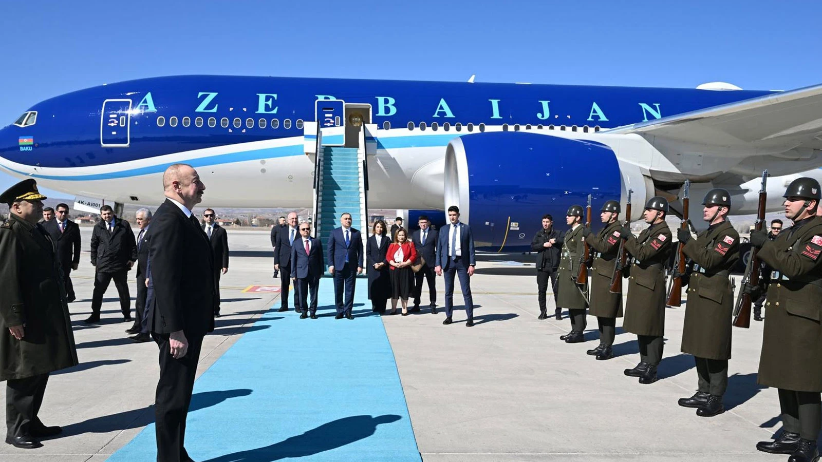 Azerbaycan Cumhurbaşkanı Aliyev Ankara'da! Cumhurbaşkanı Erdoğan ile görüşecek