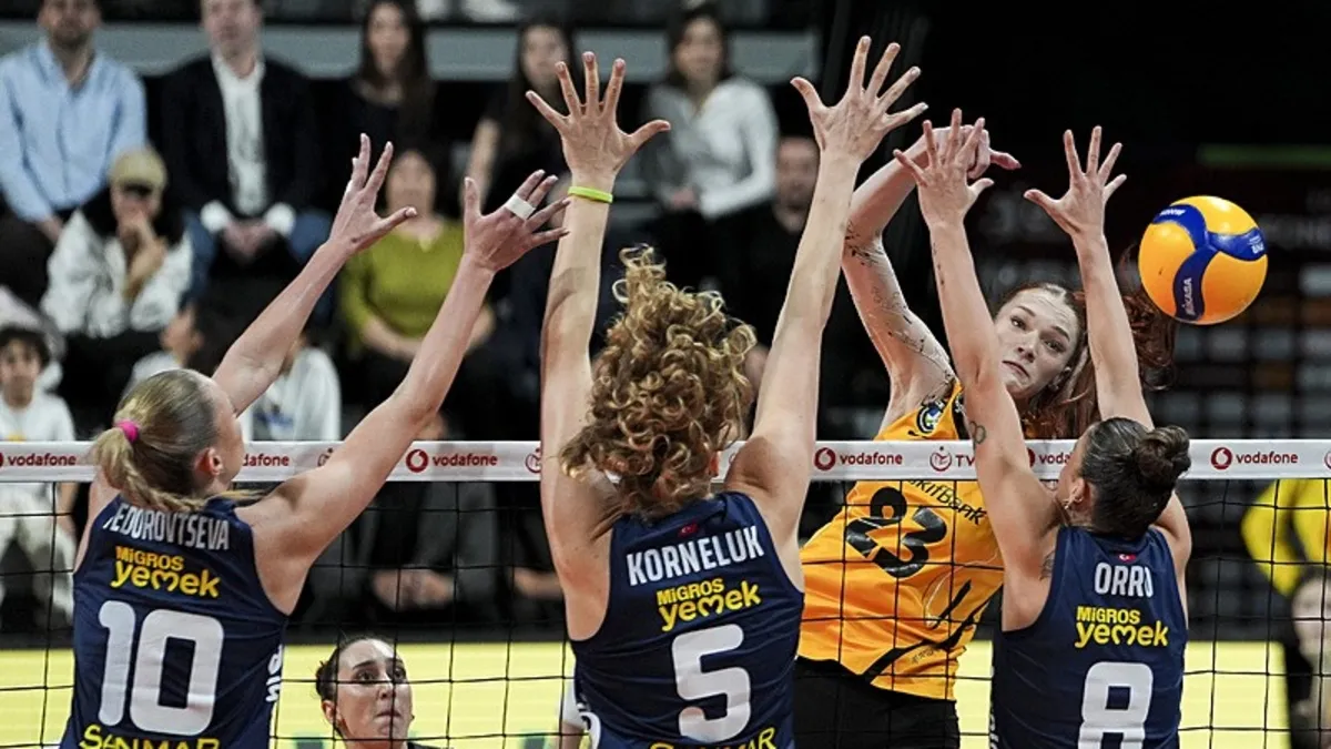 VakıfBank Fenerbahçe Medicana'yı mağlup etti
