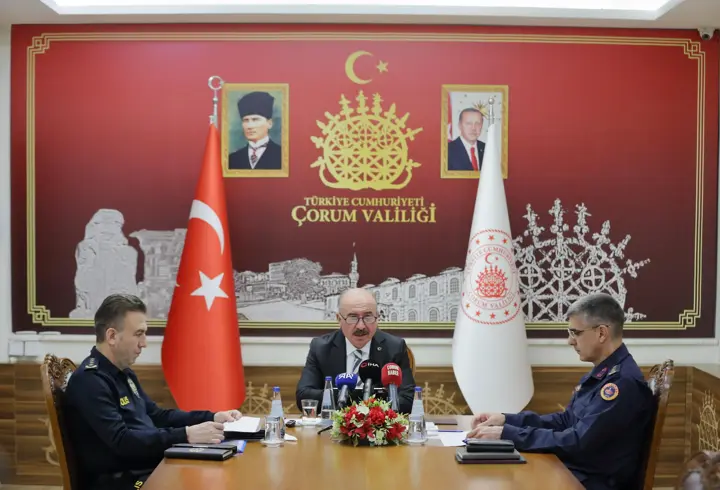 Çorum'da kişilere ve mal varlığına karşı işlenen suçlar azaldı