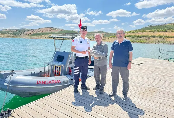 Yozgat'ta jandarmanın bulduğu gri balıkçıl tedaviye alındı