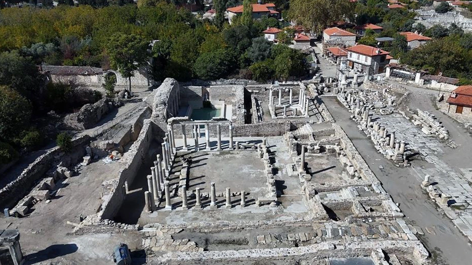 Stratonikeia antik kentindeki ‘Roma Hamamına' ziyaretçi akını
