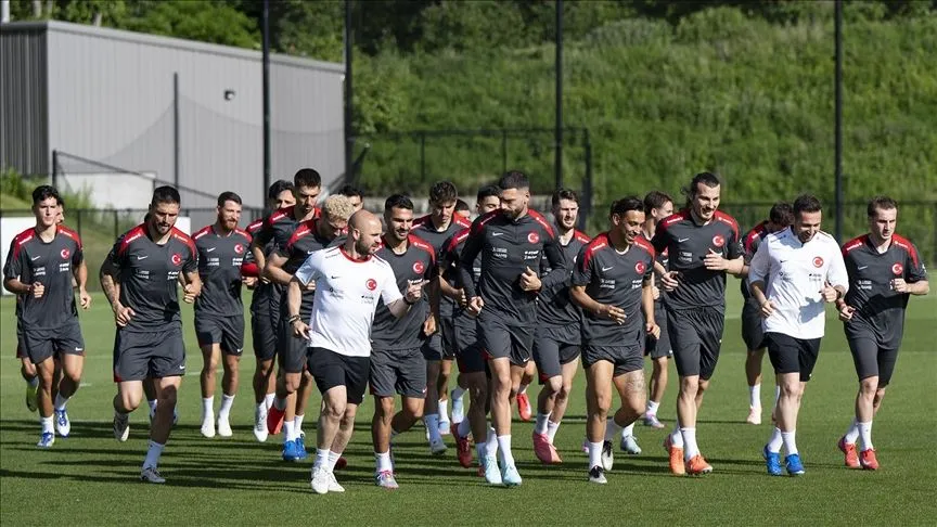 A Milli Futbol Takımı, ABD'deki ilk antrenmanını gerçekleştirdi