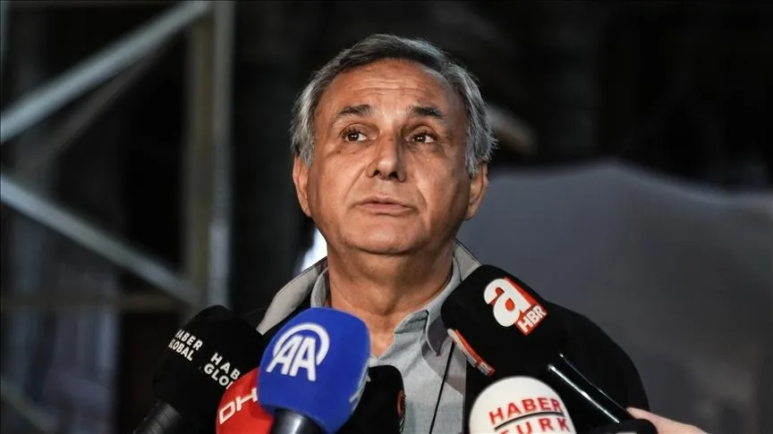 Prof. Dr. Ahmet Güleç Ayasofya'daki iş makinelerine ilişkin açıklama yaptı