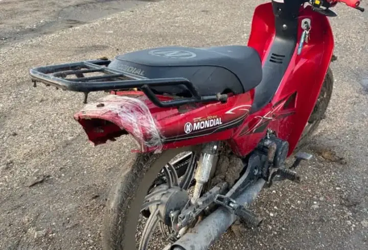 Ehliyetsiz ve plakasız motosiklet sürücüsüne 48 bin lira ceza