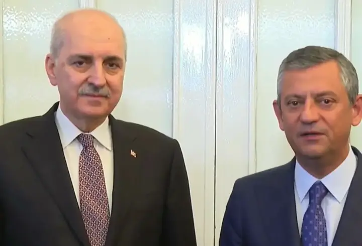 TBMM Başkanı Numan Kurtulmuş, CHP lideri Özgür Özel'i ziyaret etti