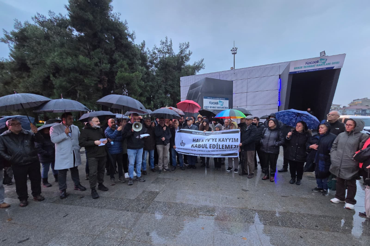 Gebze'den Halk TV'ye Kayyım Atanmasına Tepki: "Kayyımlar Gidecek, Halkın İradesi Kazanacak
