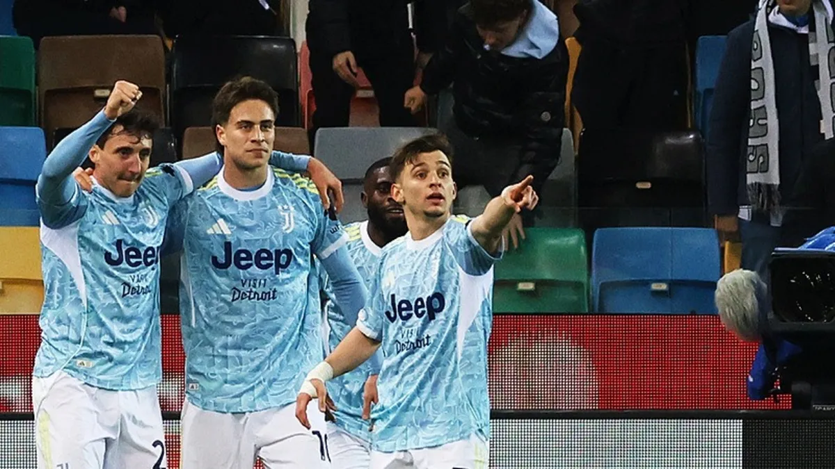 Juventus Kenan Yıldız ile Udinese deplasmanında galip geldi!