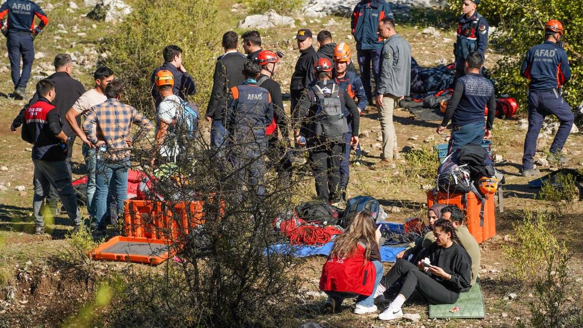 Kanyonda Kaybolan İhh Gönüllülerini Kurtarma Çalışmaları Sürüyor