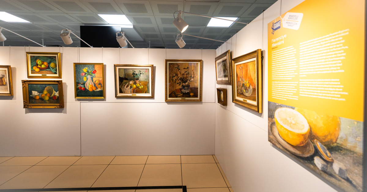 İş Sanat Anadolu Sergileri Narenciye Mevsimi ile Pozcu’daydı