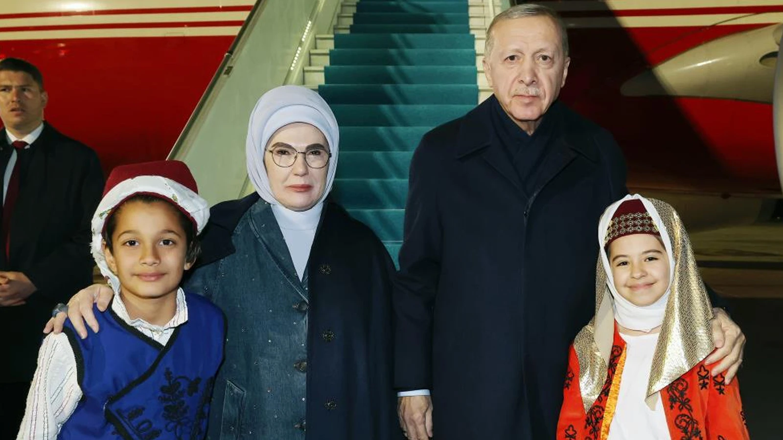Erdoğan ve eşi Emine Erdoğan Diplomasi Forumu'na katılmak için Antalya'da