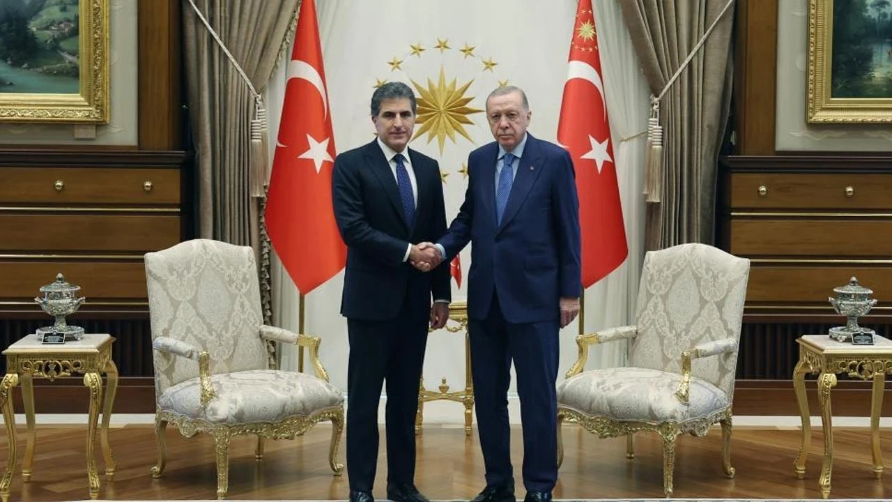 Cumhurbaşkanı Erdoğan, IKBY Başkanı Barzani’yi kabul etti