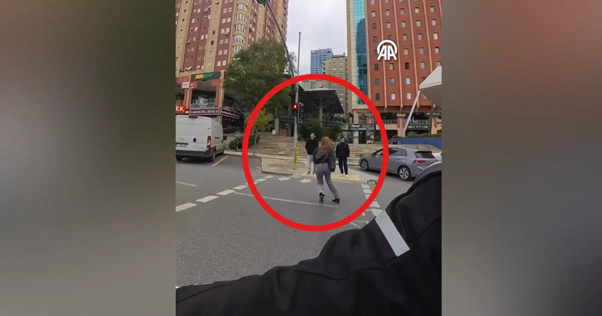 Ataşehir’de Tehlikeli Geçiş Kazayla Sonuçlandı