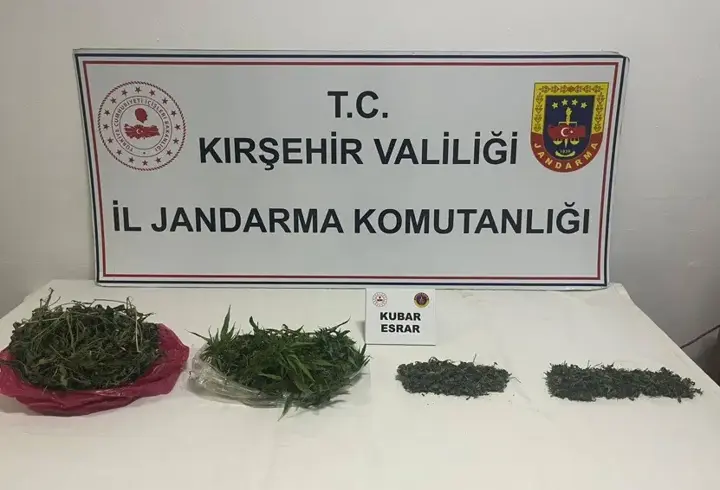 Kırşehir’de uyuşturucu operasyonu: 8 gözaltı
