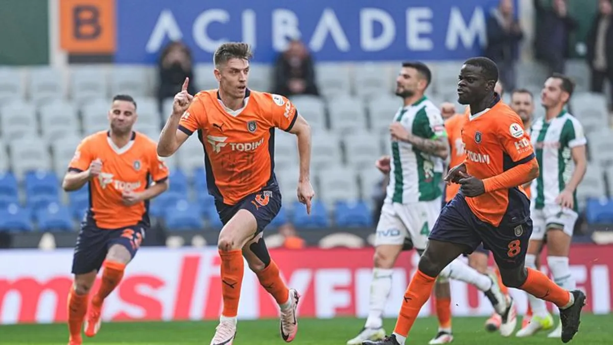 RAMS Başakşehir 1-0 TÜMOSAN Konyaspor (MAÇ SONUCU ÖZET)