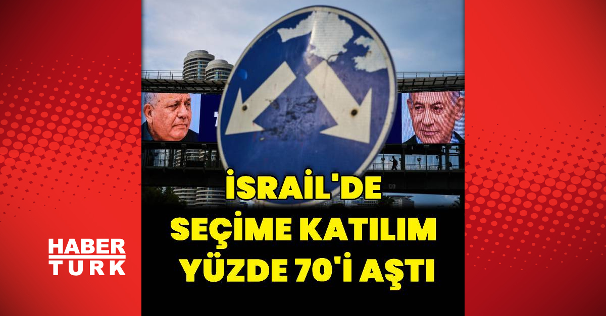 İsrail'deki Seçimlere Yoğun Katılım - Son Dakika Dünya Haberleri - Habertürk