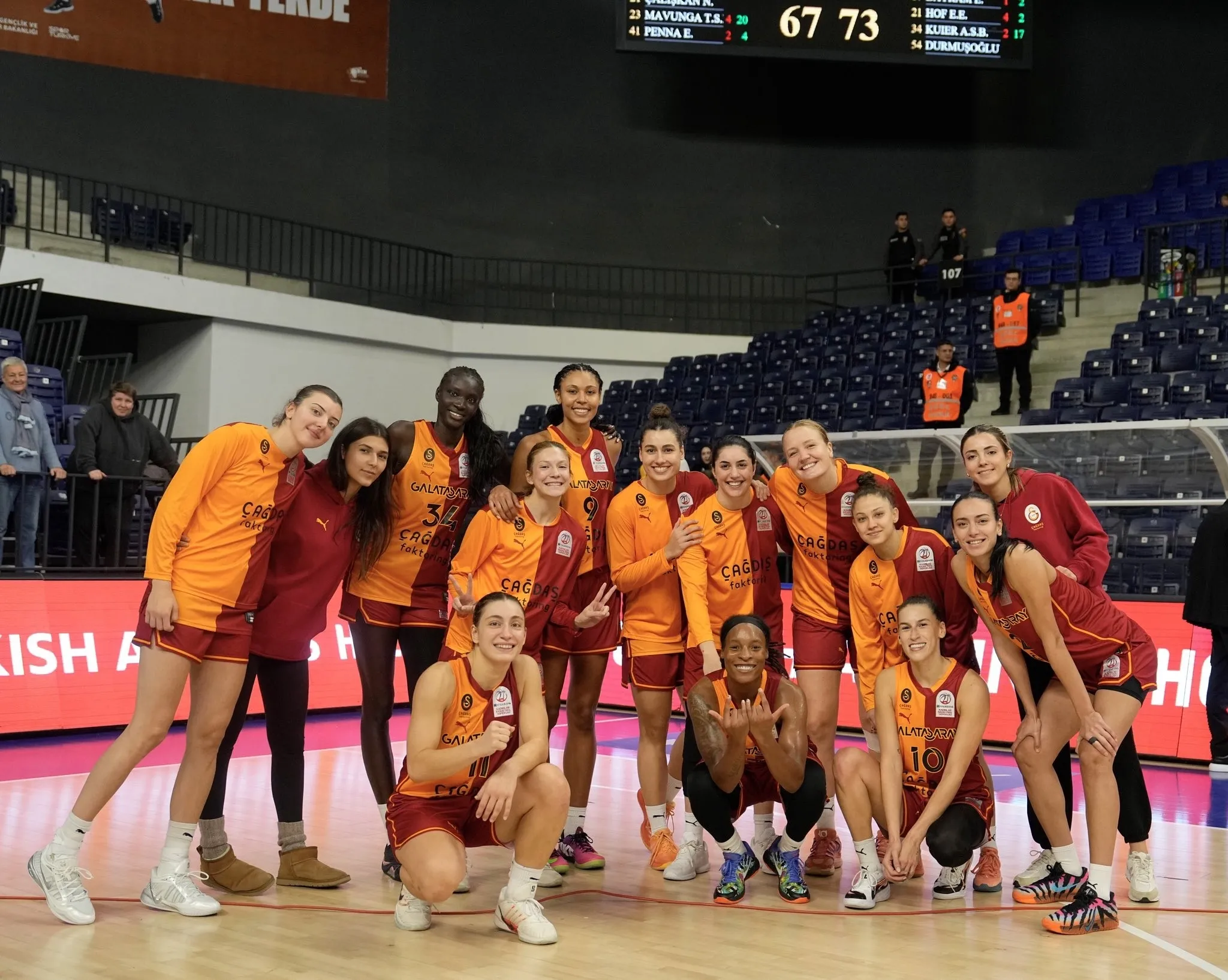 Galatasaray Çağdaş Faktoring Deplasmanda Emlak Konut'u Mağlup Etti!