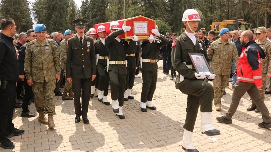 Şehit Piyade Uzman Çavuş Yusuf Açay'ın cenazesi memleketi Hatay'da defnedildi 