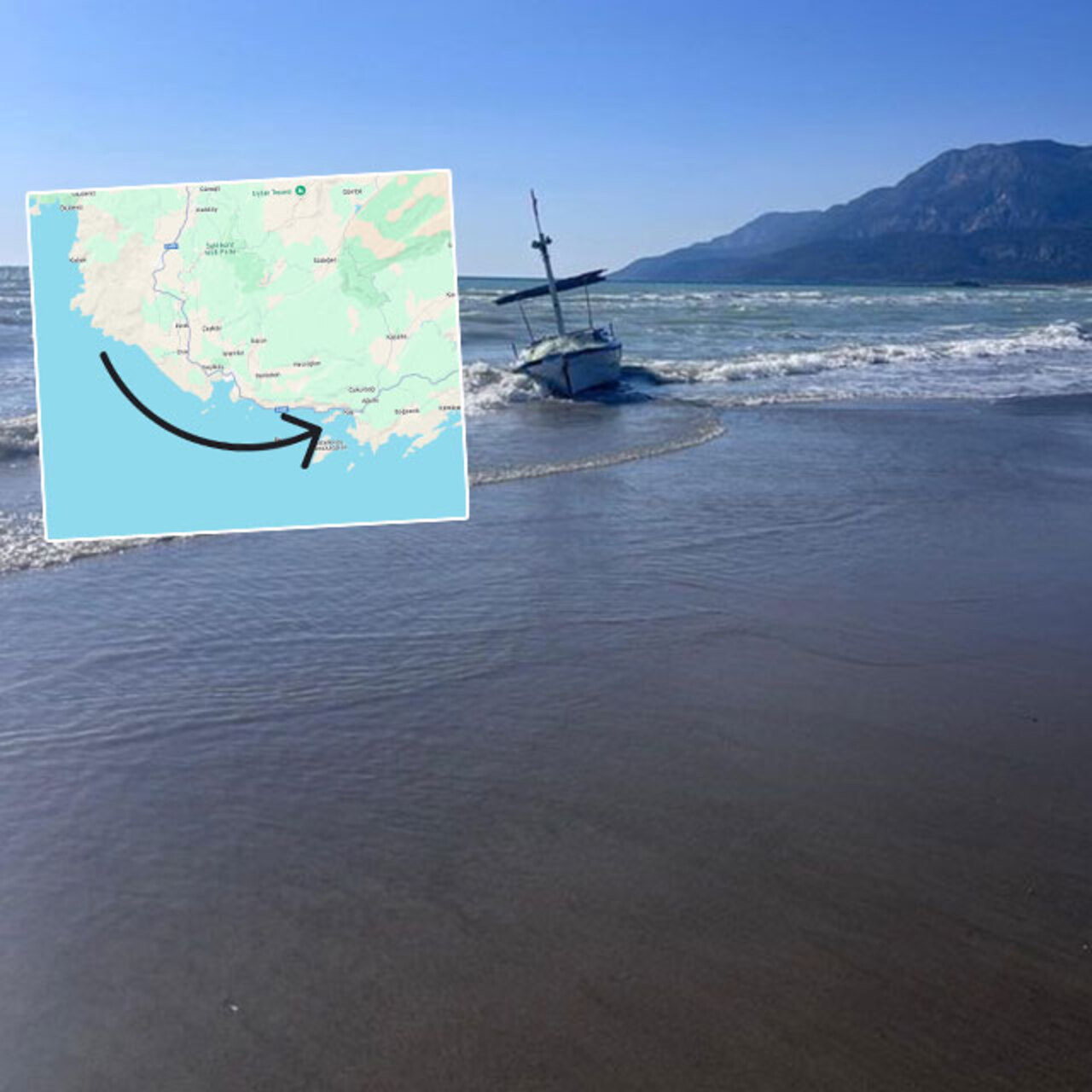 Muğla'da tekneden düştü Antalya'da bulundu! Tam 50 kilometre... Vahim olay!