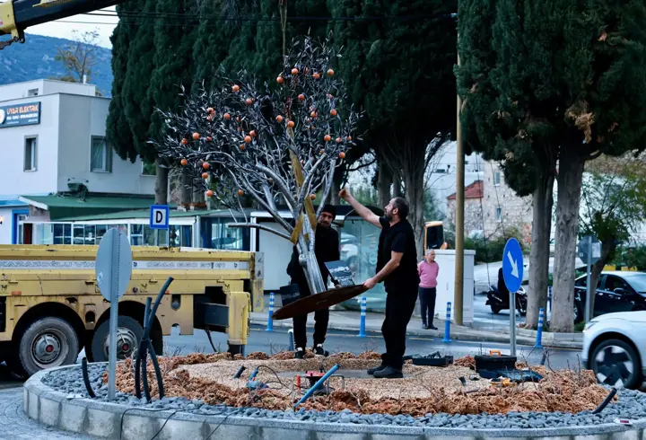 Müskebi'de kavşak düzenleme çalışması tamamlandı