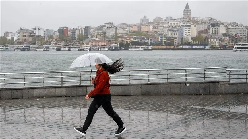 Marmara Bölgesi'nde perşembeden itibaren yağış bekleniyor 