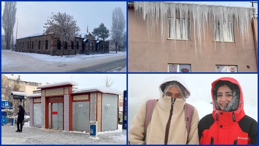 Doğu Anadolu'da 6 ilde dondurucu soğuklar yaşamı güçleştiriyor