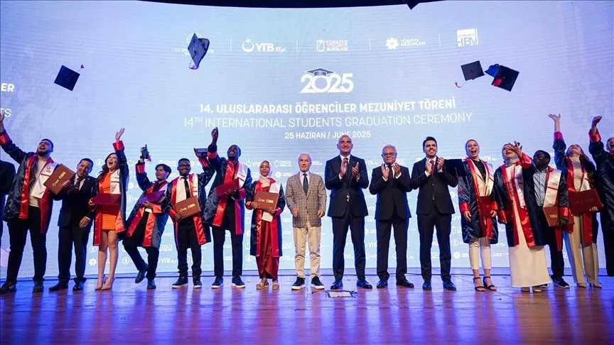 14. Uluslararası Öğrenciler Mezuniyet Töreni Ankara'da gerçekleştirildi