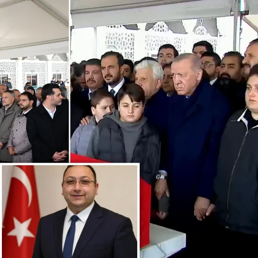 Üsküdar Belediye Başkan Vekili Gültekin'e Son Görev: Cumhurbaşkanı Erdoğan Çocuklarının Elini Sıkı Sıkı Tuttu