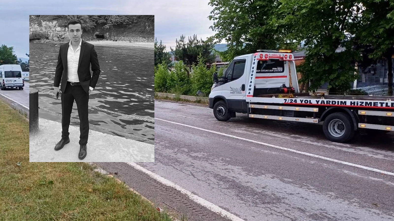 Zonguldak'ta acı kaza: Otomobiliyle refüje çarpan makam şoförü öldü