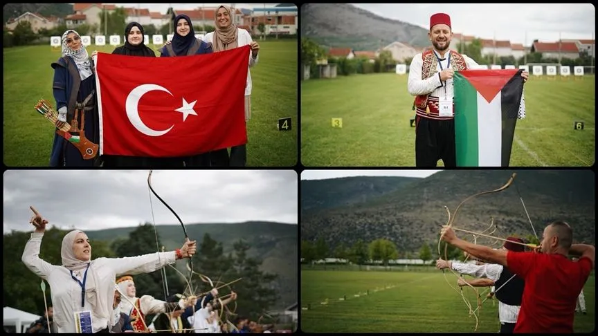 Bosna Hersek'te "Mostar Okçuluk Yarışması" gerçekleştirildi