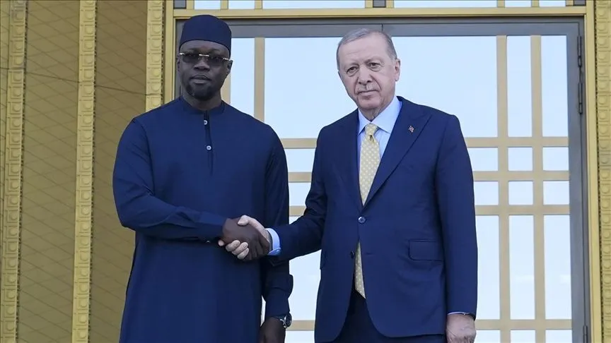 Cumhurbaşkanı Erdoğan, Senegal Başbakanı Sonko'yu resmi törenle karşıladı