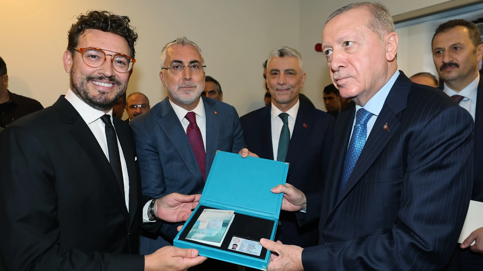 Cumhurbaşkanı Erdoğan'dan Danilo Şef'e 'Turkuaz Kart'