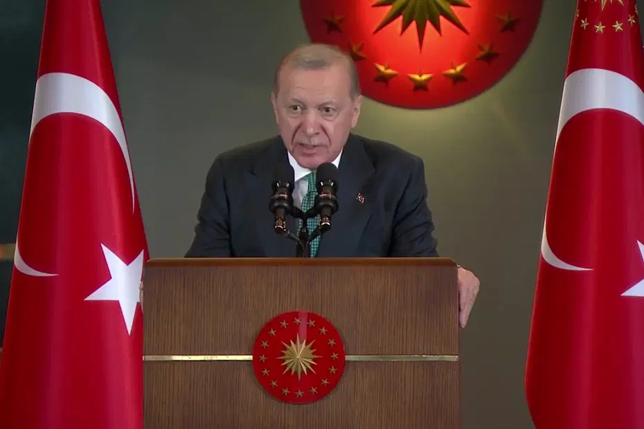 Cumhurbaşkanı Erdoğan, Çankaya Köşkü'ndeki iftar programında konuşuyor