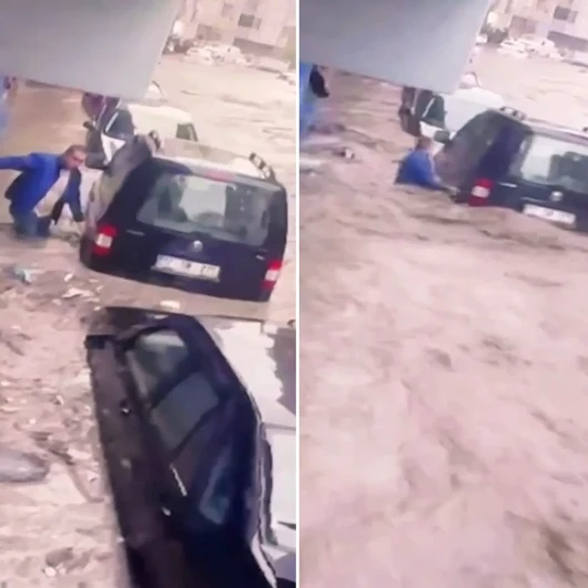 Ayazağa’da Sel Felaketinin Yeni Görüntüleri Ortaya Çıktı: Araçlar Üst Üste Bindi Vatandaş Sulara Kapıldı