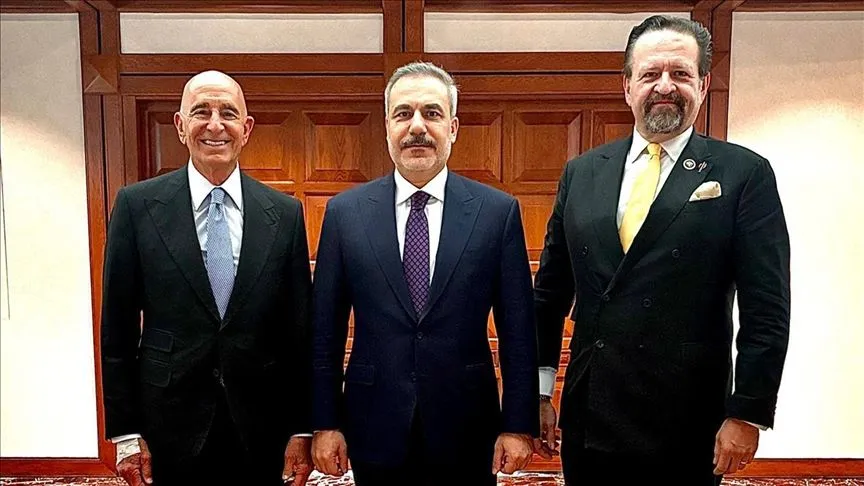 Dışişleri Bakanı Fidan, ABD'li yetkililer Barrack ve Gorka ile görüştü