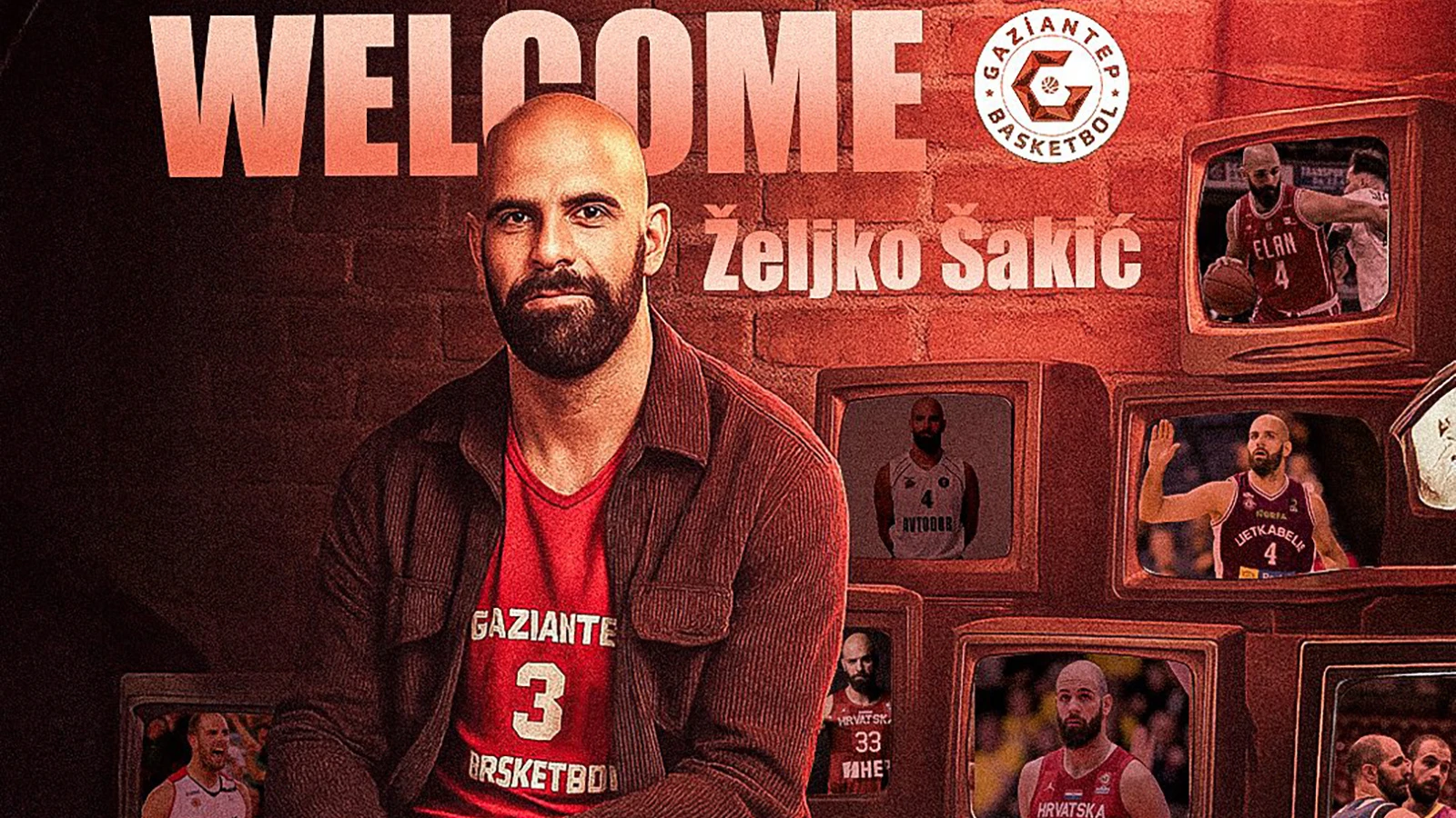 Gaziantep Basketbol, Zeljko Sakic'i kadrosuna kattı