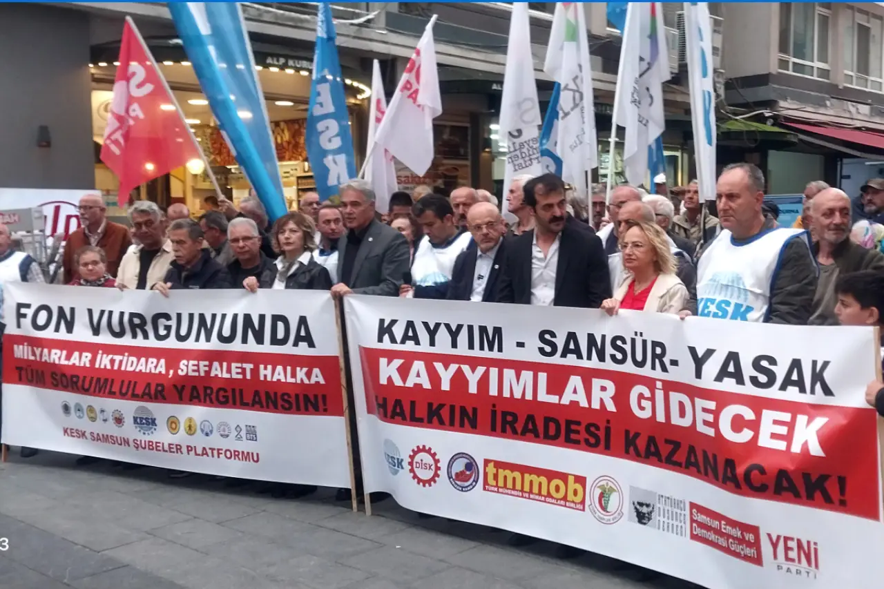 Samsun’dan Fon Vurgununa Karşı Ortak Açıklama: Borsa Vurgununun Tüm Sorumluları Açığa Çıkarılsın