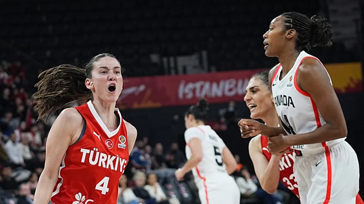 Potanın Perileri Dünya Kupası Elemeleri'ne Kanada'yı devirerek başladı!
