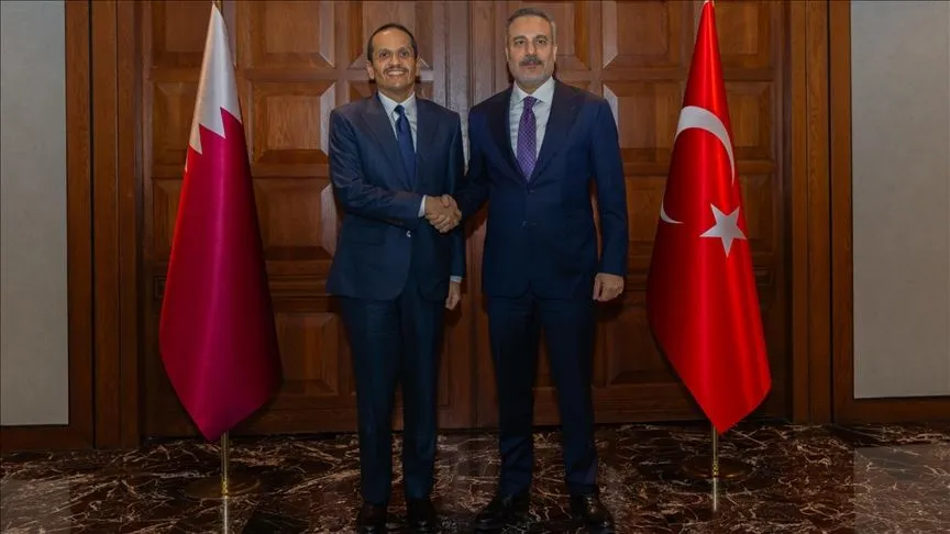 Dışişleri Bakanı Fidan, Katarlı mevkidaşı Al Sani ile Ankara'da görüştü