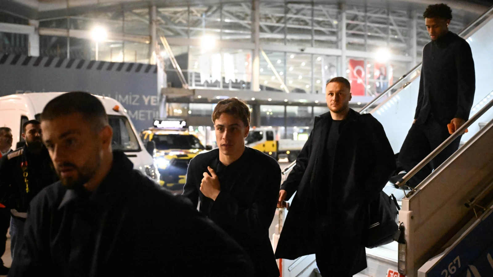 Kenan Yıldız ve Juventus kafilesi İstanbul'a geldi