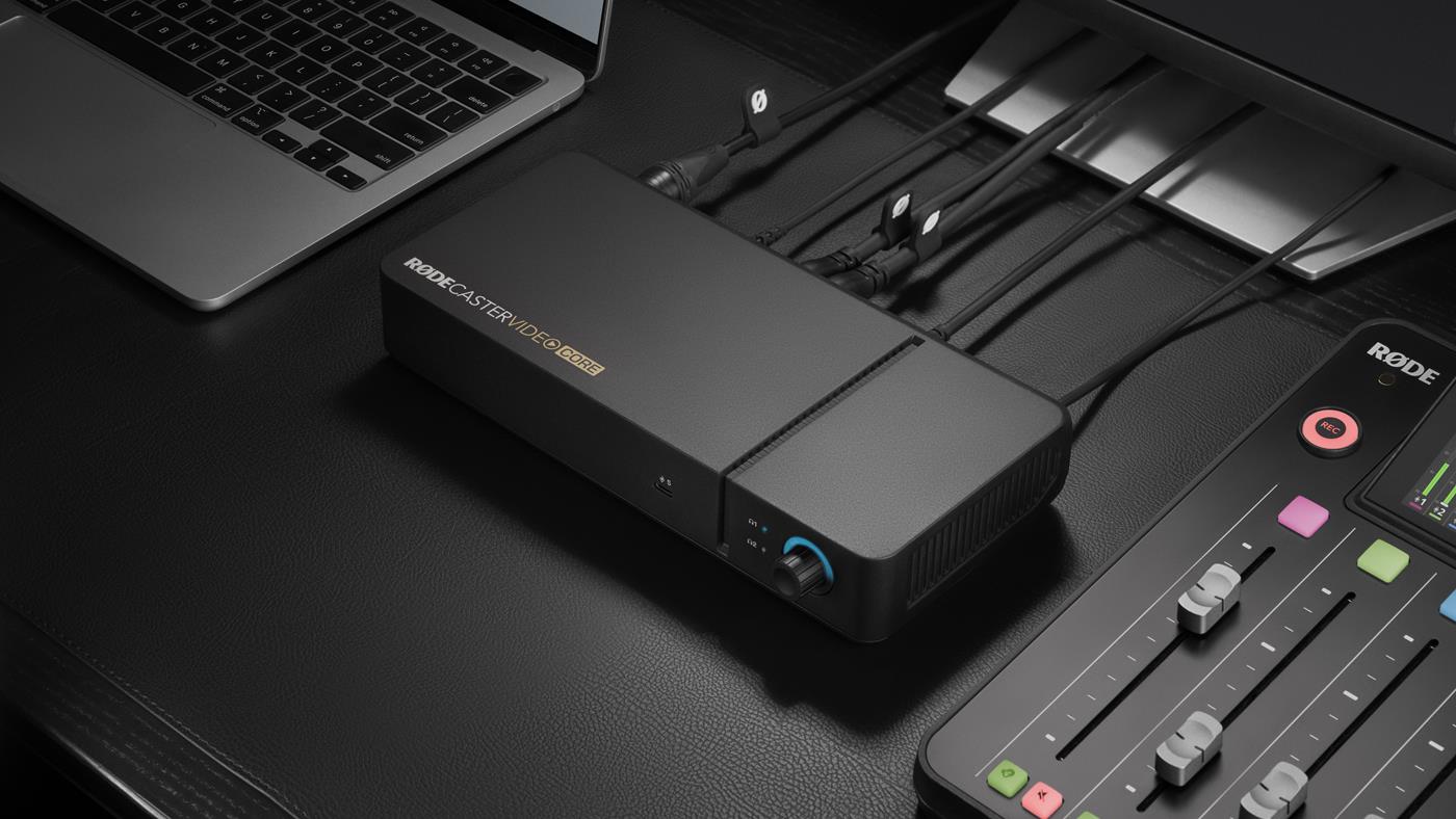 Canlı yayın kurulumu dönüştürebilecek ürün: Rodecaster Video Core