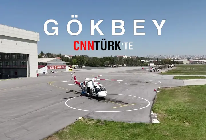 ÇELİK KANAT GÖKBEY CNN TÜRK'TE | Yerli ve milli helikopterin hangarından görüntüler!