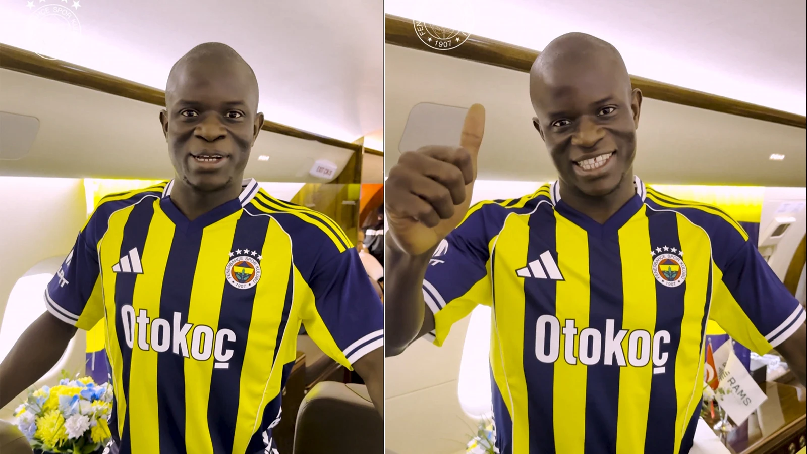 N'Golo Kante uçağa bindi, Türkçe mesaj yolladı