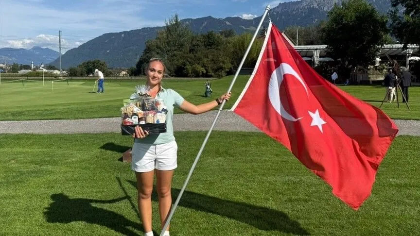Milli golfçü Deniz Sapmaz, Lihtenştayn'daki turnuvada 2'nci oldu