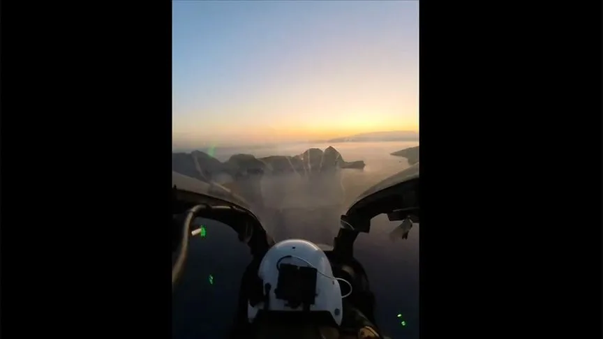 MSB, DENİZKURDU-II tatbikatında helikopterden atış görüntüsü paylaştı